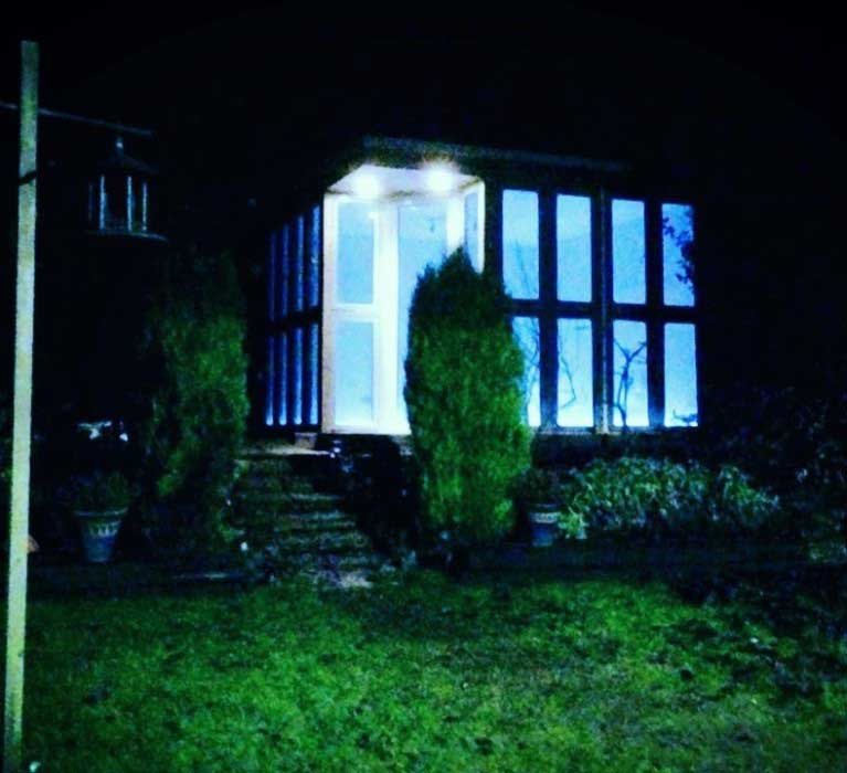Finished Garden Room At Night